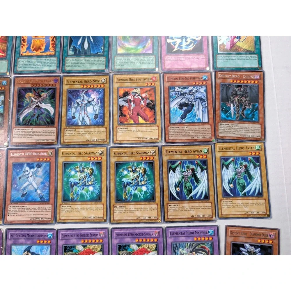 Yu-Gi-Oh‎ Elemental Hero 80 Card Lot Deck Building Super Ultra Ultimate Rares